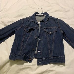 Dark jean jacket